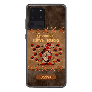 Personalized Grandma's Love Bugs Phone Case Printed 22APR-LN28