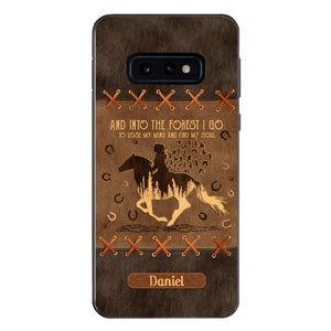 Personalized Girl Love Horse Phone Case Printed 22APR-DT28