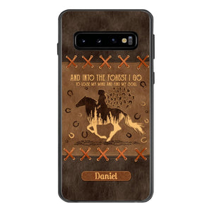 Personalized Girl Love Horse Phone Case Printed 22APR-DT28