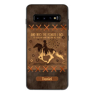 Personalized Girl Love Horse Phone Case Printed 22APR-DT28