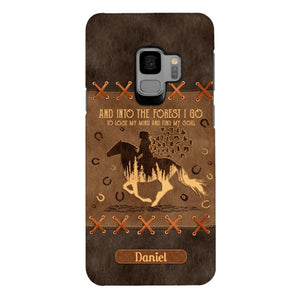 Personalized Girl Love Horse Phone Case Printed 22APR-DT28