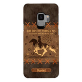 Personalized Girl Love Horse Phone Case Printed 22APR-DT28