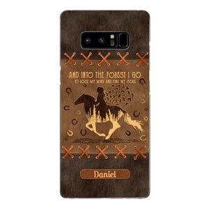 Personalized Girl Love Horse Phone Case Printed 22APR-DT28