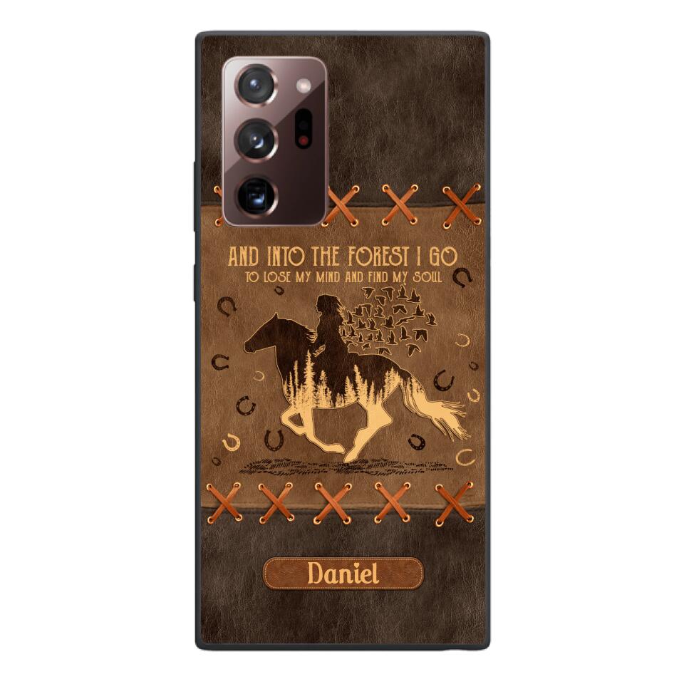 Personalized Girl Love Horse Phone Case Printed 22APR-DT28