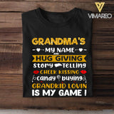 PERSONALIZED Grandma's nickname TSHIRT QTLN2904