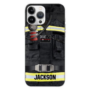 DH Personalized Australian Firefighter Phone Case Printed DT045