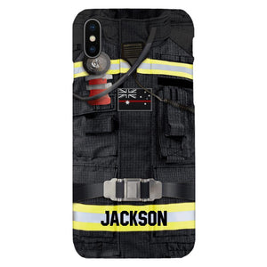 DH Personalized Australian Firefighter Phone Case Printed DT045