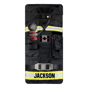 DH Personalized Canadian Firefighter Phone Case Printed DT045