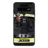 DH Personalized Canadian Firefighter Phone Case Printed DT045