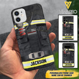 DH Personalized U.S Firefighter Phone Case Printed DT045