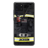 DH Personalized U.S Firefighter Phone Case Printed DT045