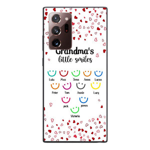 PERSONALIZED GRANDMA'S LITTLE SMILE PHONECASE QTDT0405