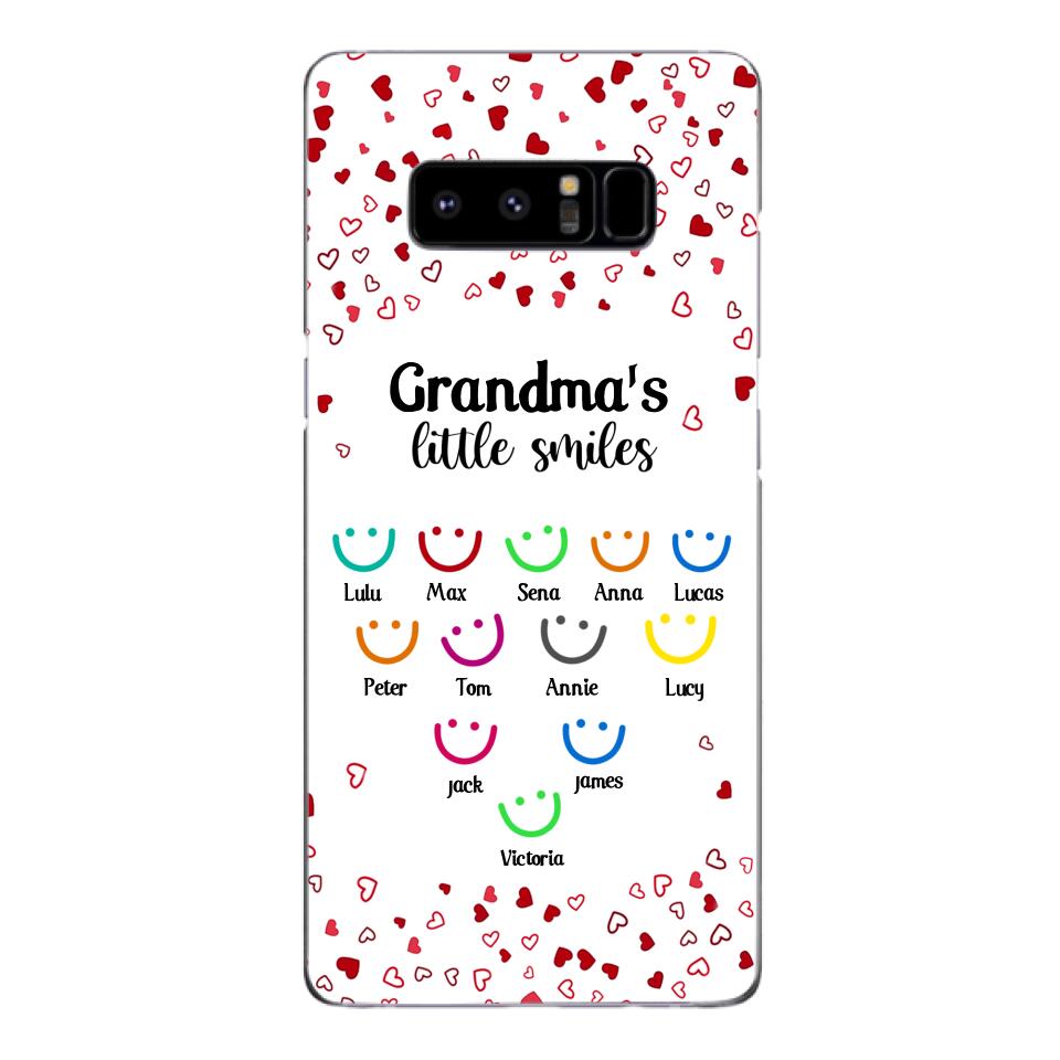 PERSONALIZED GRANDMA'S LITTLE SMILE PHONECASE QTDT0405