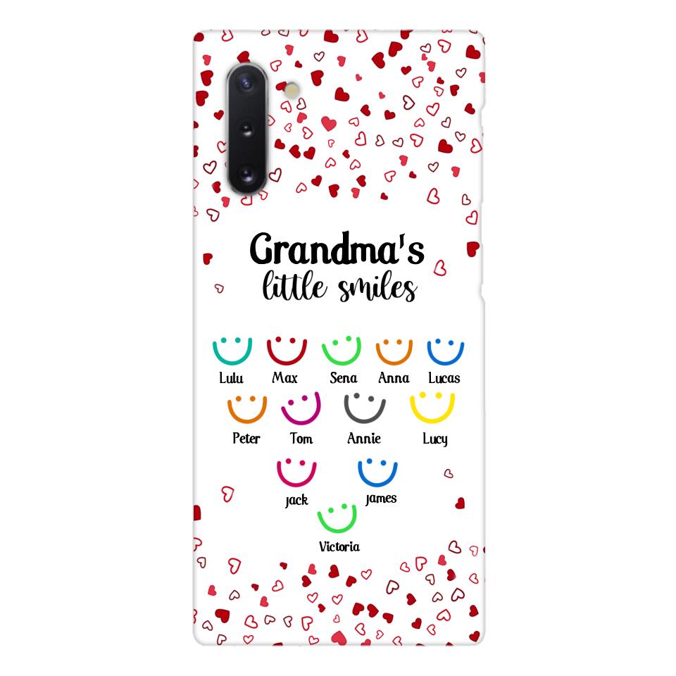 PERSONALIZED GRANDMA'S LITTLE SMILE PHONECASE QTDT0405