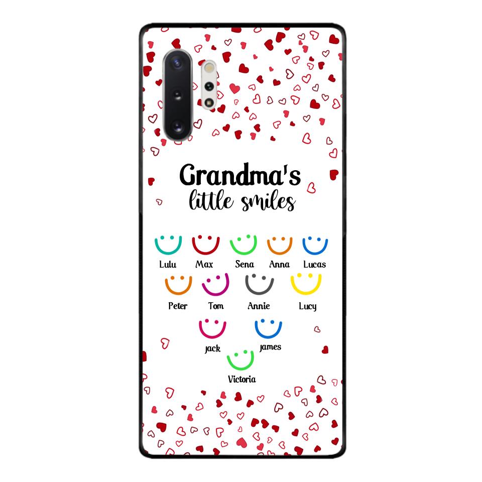 PERSONALIZED GRANDMA'S LITTLE SMILE PHONECASE QTDT0405