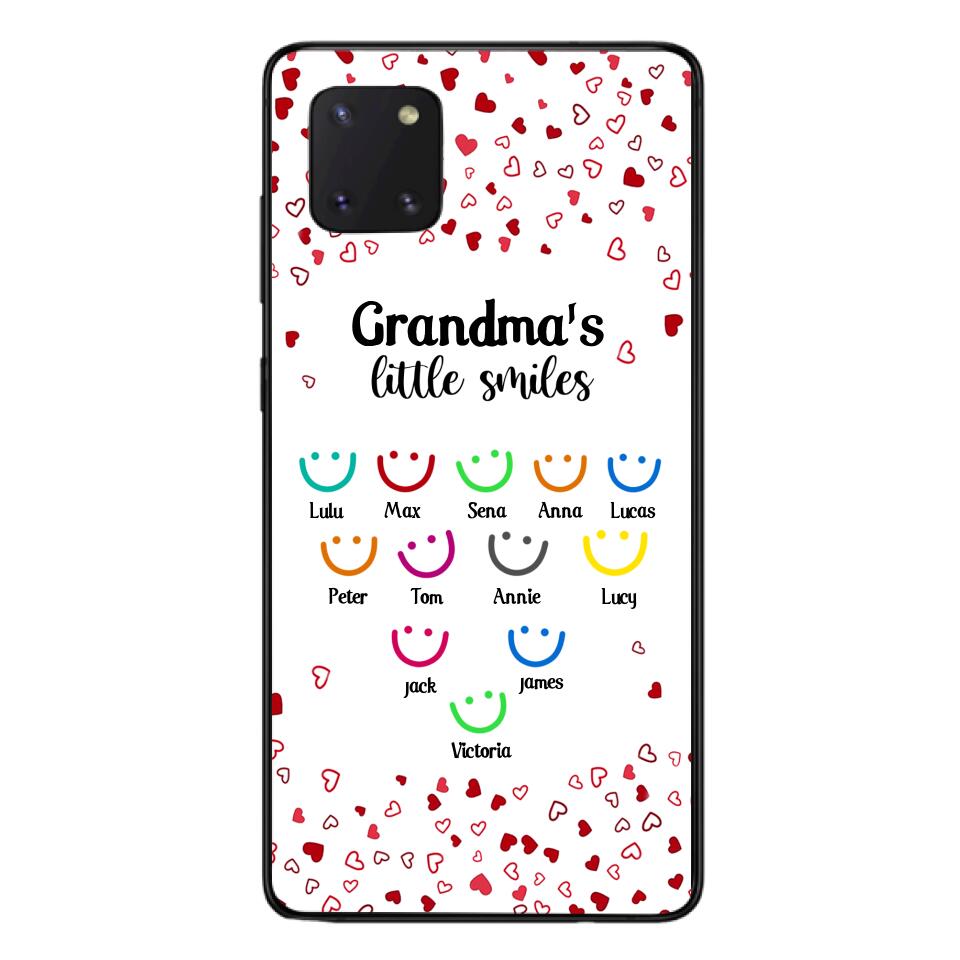 PERSONALIZED GRANDMA'S LITTLE SMILE PHONECASE QTDT0405