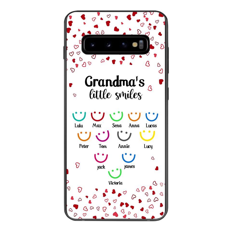 PERSONALIZED GRANDMA'S LITTLE SMILE PHONECASE QTDT0405