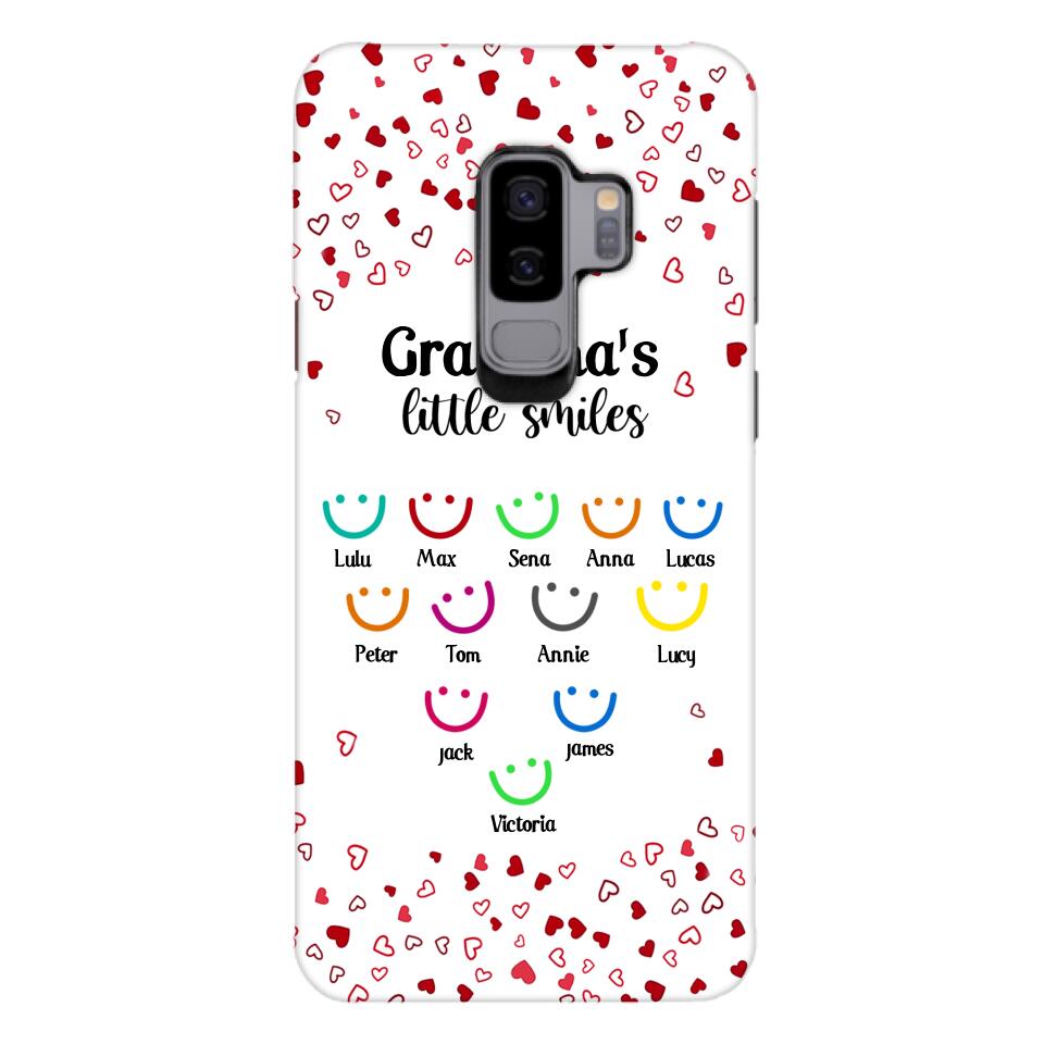 PERSONALIZED GRANDMA'S LITTLE SMILE PHONECASE QTDT0405