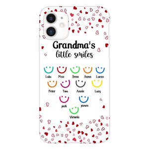 PERSONALIZED GRANDMA'S LITTLE SMILE PHONECASE QTDT0405