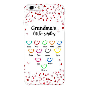 PERSONALIZED GRANDMA'S LITTLE SMILE PHONECASE QTDT0405