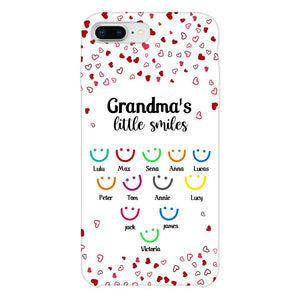 PERSONALIZED GRANDMA'S LITTLE SMILE PHONECASE QTDT0405