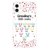 PERSONALIZED GRANDMA'S LITTLE SMILE PHONECASE QTDT0405