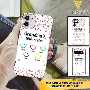 PERSONALIZED GRANDMA'S LITTLE SMILE PHONECASE QTDT0405