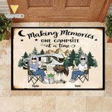 Personalized Making Memories One Campsite At A Time Doormat 22MAY-HQ04