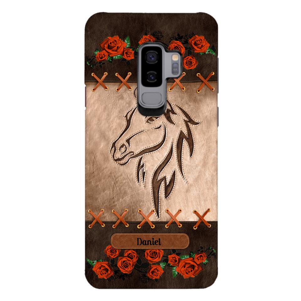 Personalized Horse Lover Phone Case Printed 22MAY-LN04