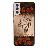 Personalized Horse Lover Phone Case Printed 22MAY-LN04