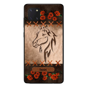 Personalized Horse Lover Phone Case Printed 22MAY-LN04