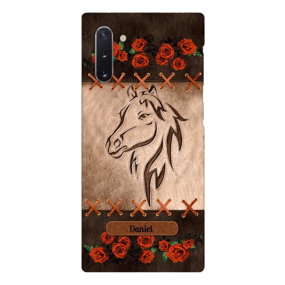 Personalized Horse Lover Phone Case Printed 22MAY-LN04