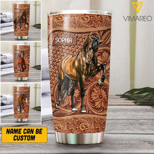 Personalized Horse Lover Tumbler Printed 22MAY-HQ05