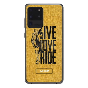 PERSONALIZED LIVE LOVE RIDE HORSE PHONECASE QTVQ0505