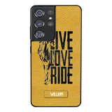 PERSONALIZED LIVE LOVE RIDE HORSE PHONECASE QTVQ0505