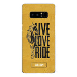 PERSONALIZED LIVE LOVE RIDE HORSE PHONECASE QTVQ0505