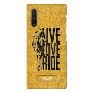 PERSONALIZED LIVE LOVE RIDE HORSE PHONECASE QTVQ0505