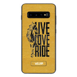 PERSONALIZED LIVE LOVE RIDE HORSE PHONECASE QTVQ0505