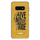 PERSONALIZED LIVE LOVE RIDE HORSE PHONECASE QTVQ0505