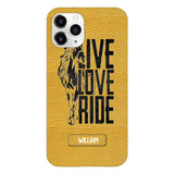 PERSONALIZED LIVE LOVE RIDE HORSE PHONECASE QTVQ0505