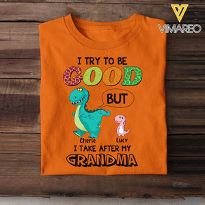 DH Personalized Grandma Kid Tshirt Printed DT055