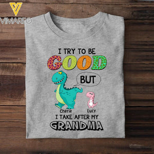 DH Personalized Grandma Kid Tshirt Printed DT055