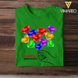 PERSONALIZED GRANDMA'S SWEETHEARTS KID NAME TSHIRT QTDT0505