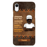 Personalized Legend. Husband. Daddy. Grandpa. Phone Case Printed 22MAY-HC05