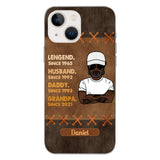 Personalized Legend. Husband. Daddy. Grandpa. Phone Case Printed 22MAY-HC05