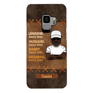 Personalized Legend. Husband. Daddy. Grandpa. Phone Case Printed 22MAY-HC05