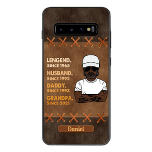 Personalized Legend. Husband. Daddy. Grandpa. Phone Case Printed 22MAY-HC05