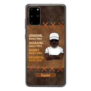 Personalized Legend. Husband. Daddy. Grandpa. Phone Case Printed 22MAY-HC05