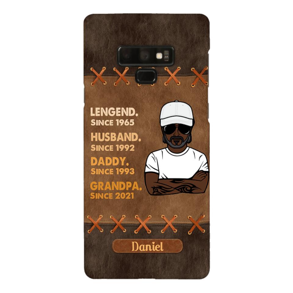 Personalized Legend. Husband. Daddy. Grandpa. Phone Case Printed 22MAY-HC05