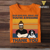 Personalized Dog Dad, Dog Mom Tshirt Printed DQHC0505